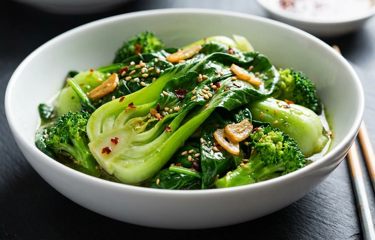 Chilli Garlic Greens