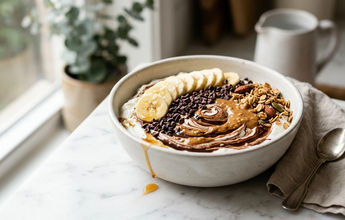Chocolate Peanut Butter Muscle Bowl