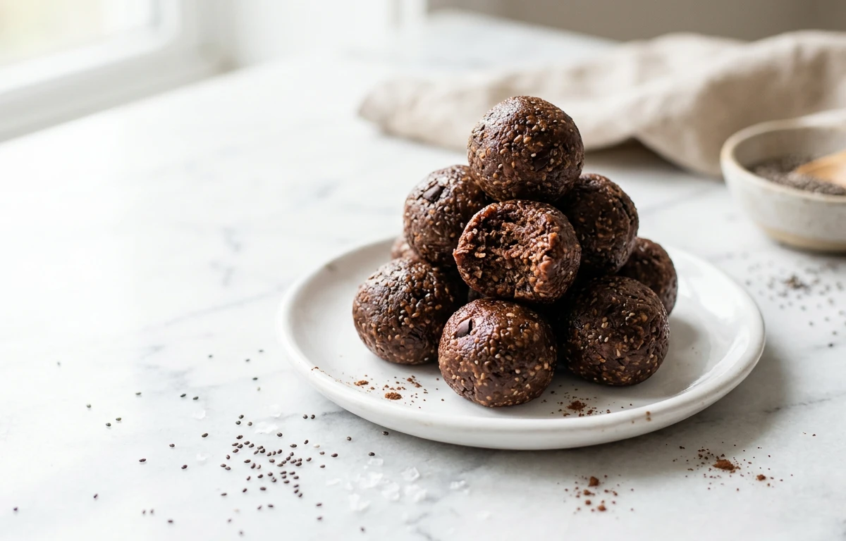Chocolate Seed Protein Bites