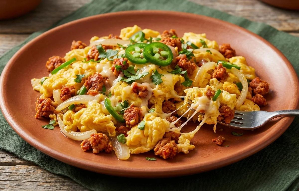 Chorizo and Egg Scramble