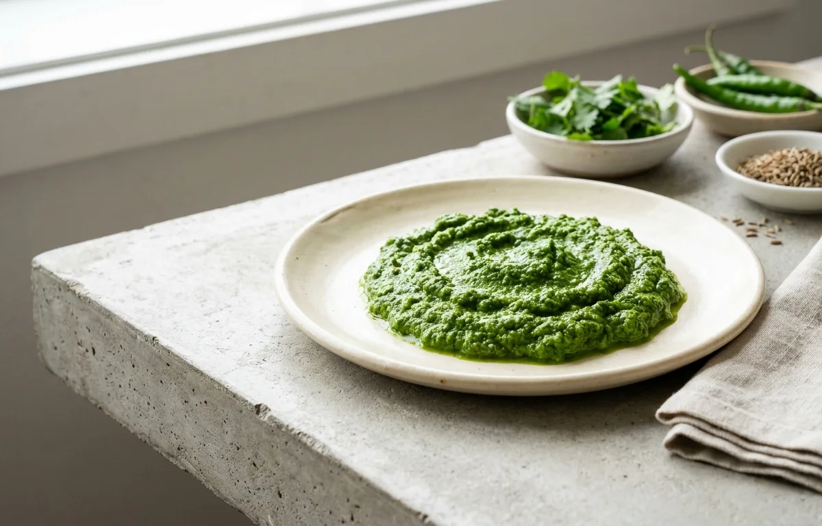 Cilantro-Mint Green Chutney