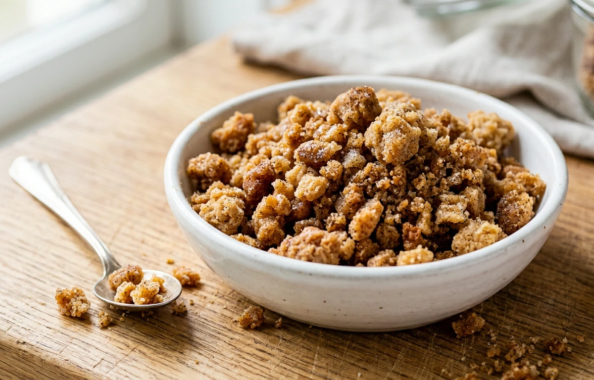 Cinnamon Streusel Topping