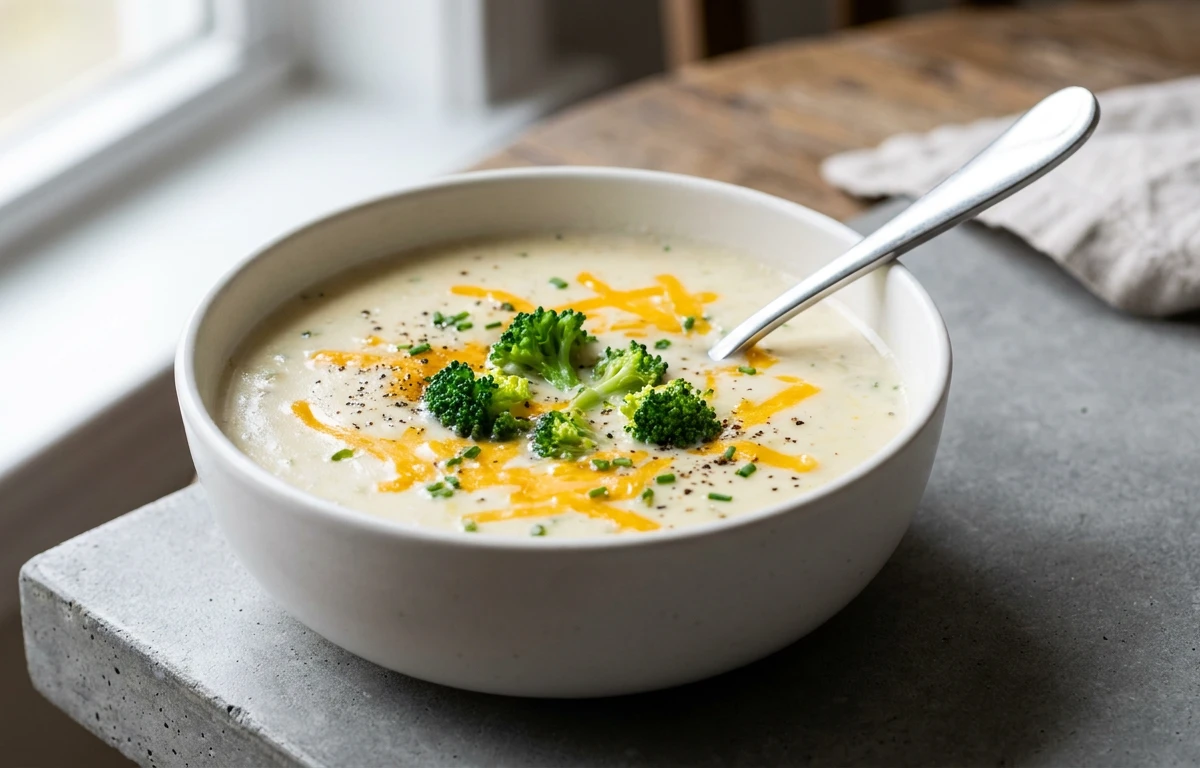 Classic Broccoli Cheddar Soup