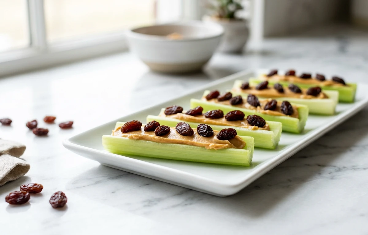 Classic Celery & Peanut Butter Sticks