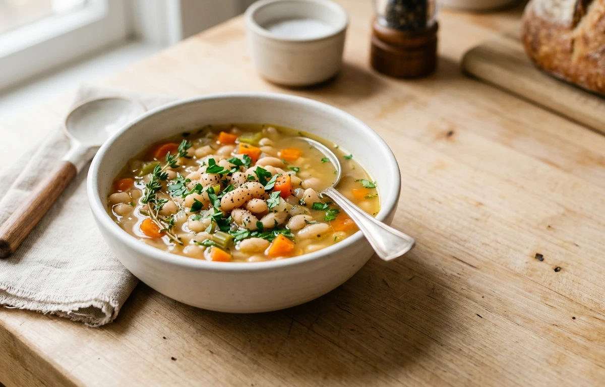 Classic Hearty Navy Bean Soup