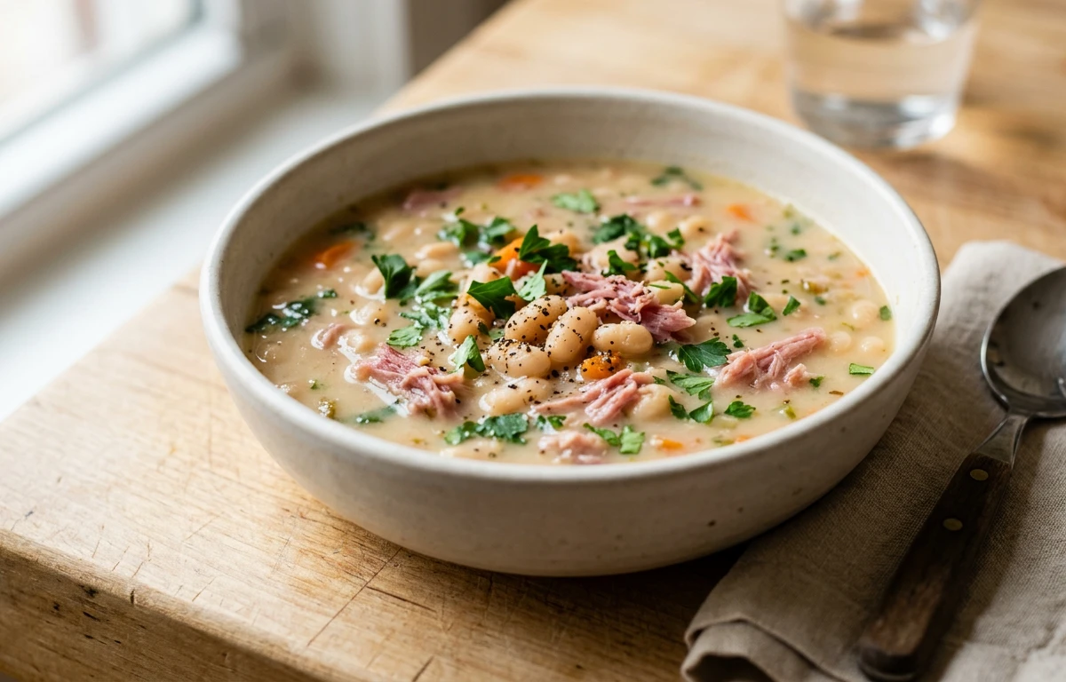Classic Navy Bean & Ham Soup