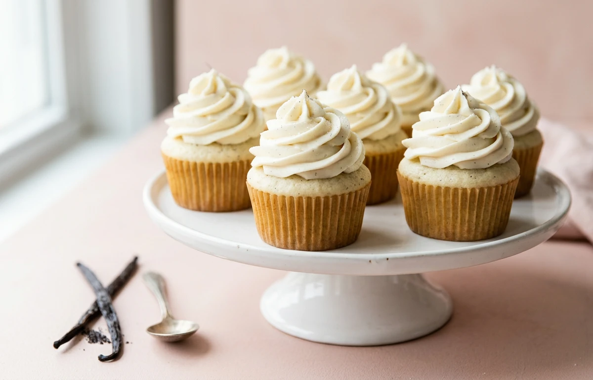 Classic Vanilla Bean Cupcakes
