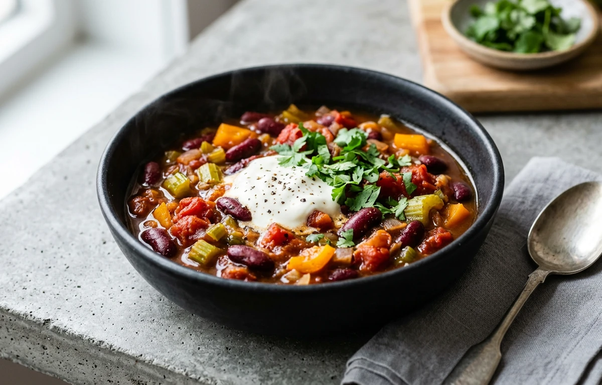 Classic Veggie & Kidney Bean Chili