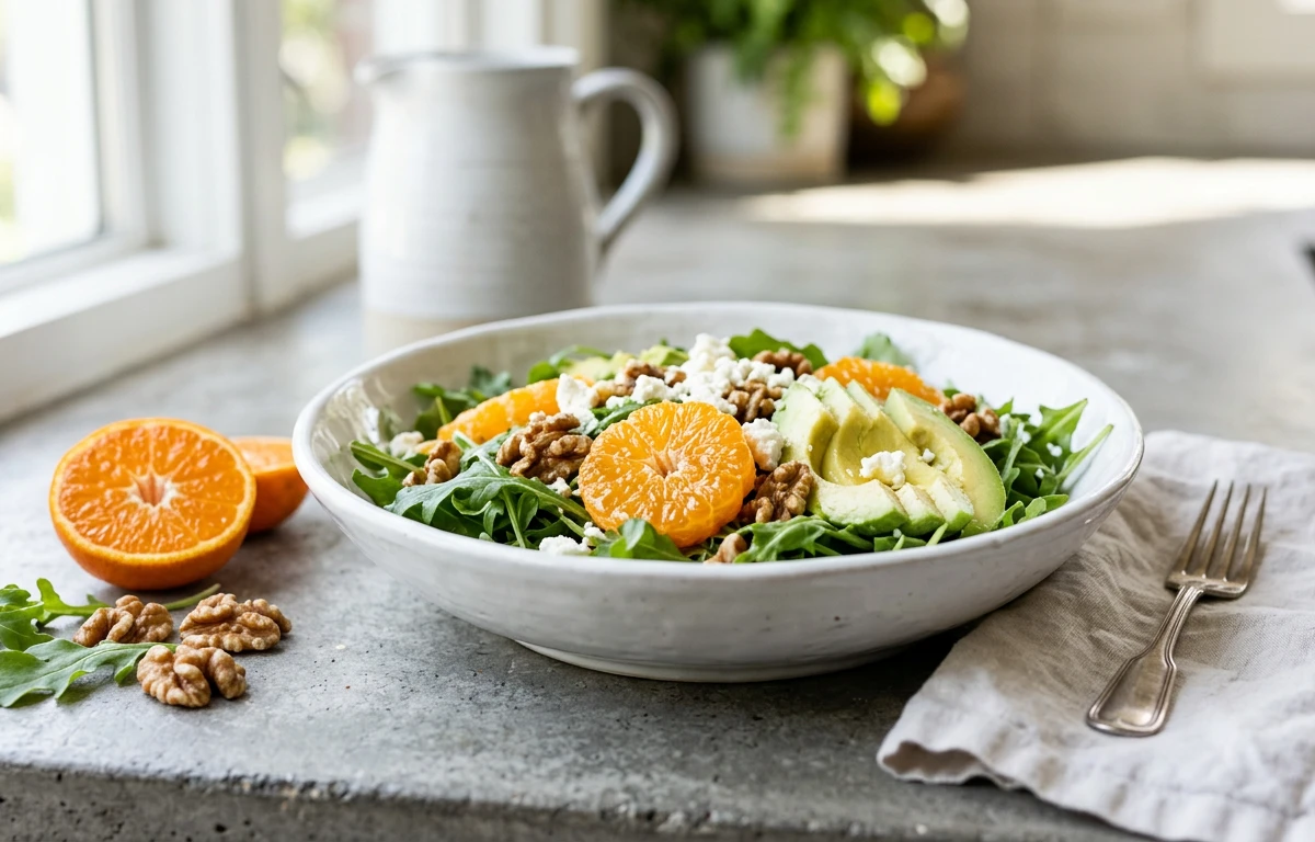 Clementine & Avocado Arugula Salad