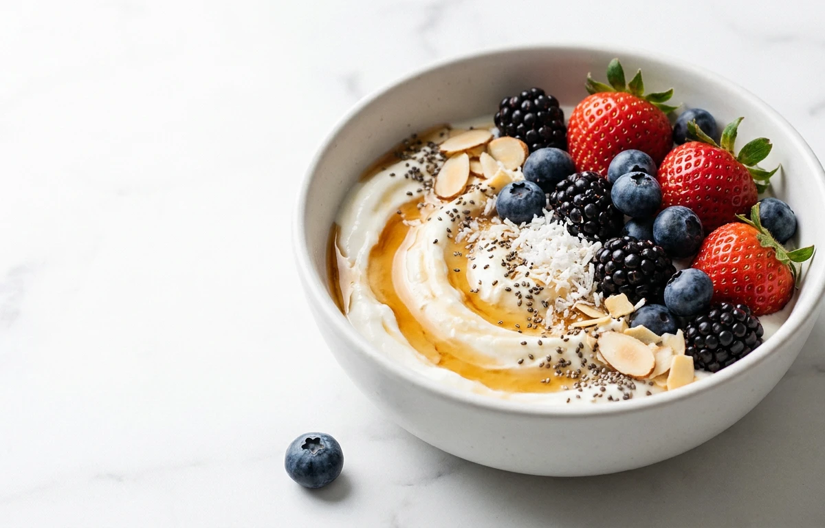 Coconut Berry Yogurt Bowl