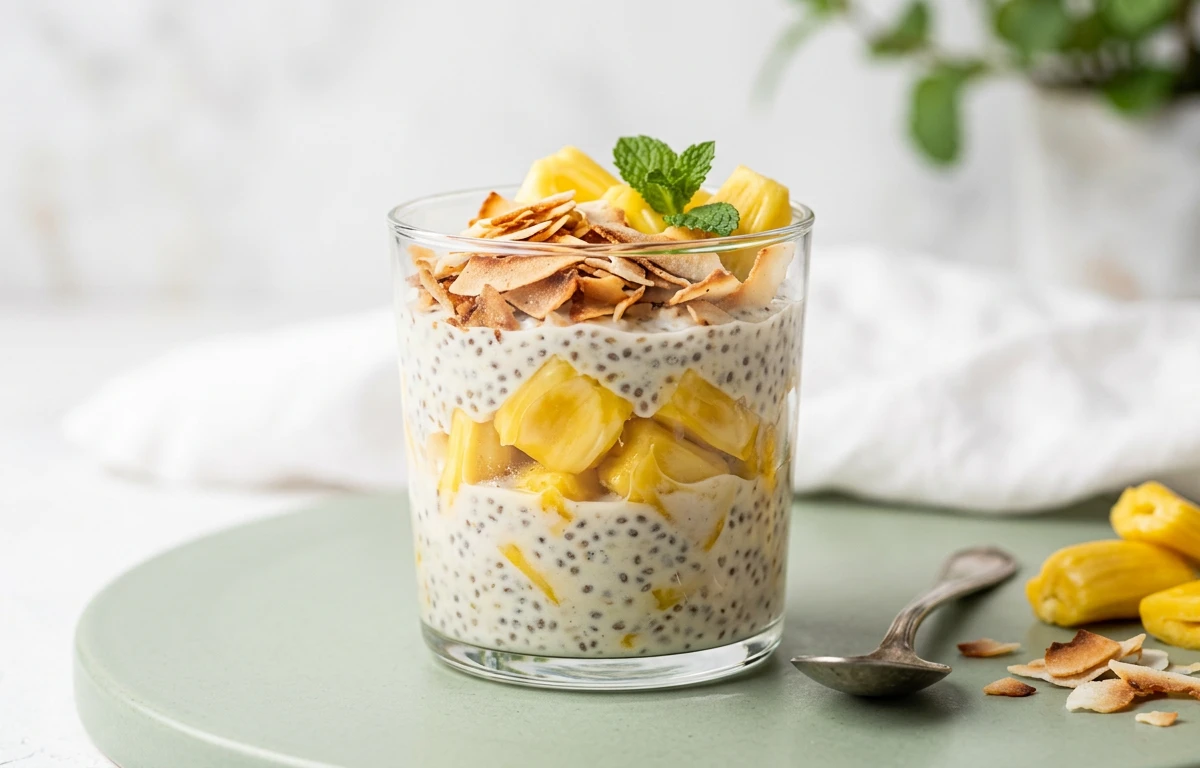 Coconut Jackfruit Chia Pudding