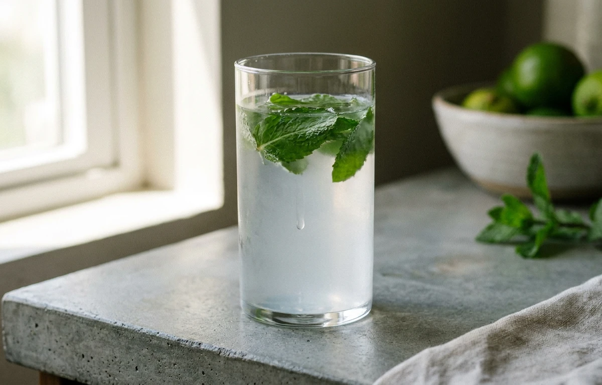 Coconut Water With Mint