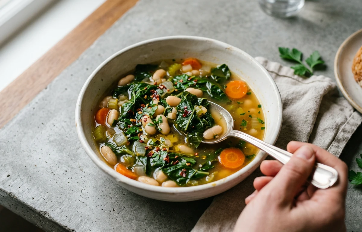 Collard Green & White Bean Soup