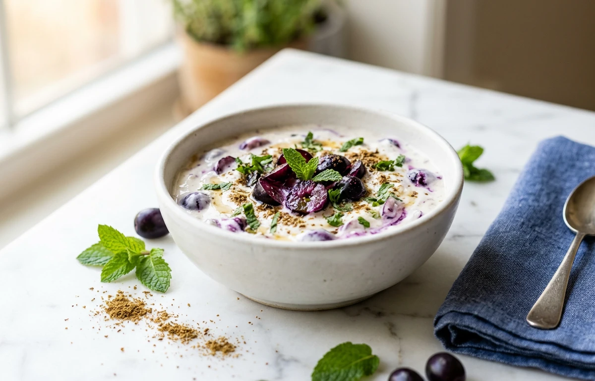 Cooling Jamun Raita