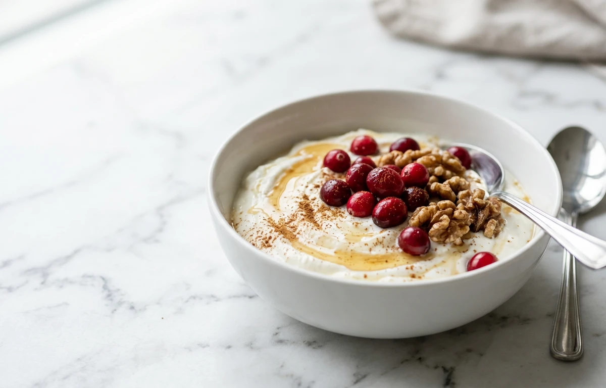 Cranberry & Greek Yogurt Bowl