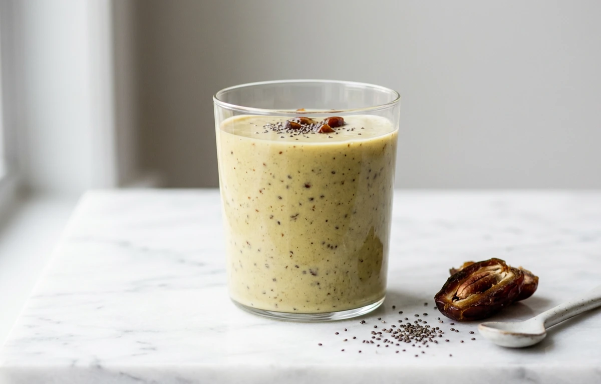 Creamy Banana-Date Smoothie