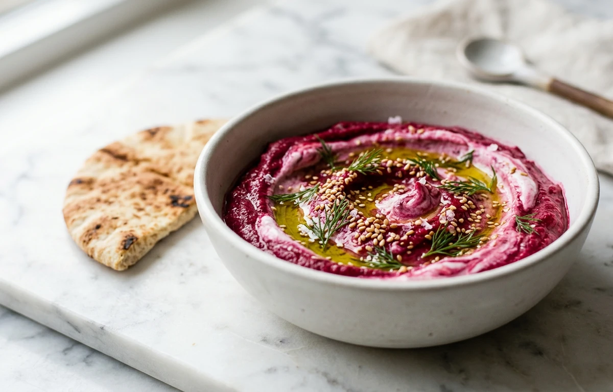 Creamy Beetroot & Yogurt Dip
