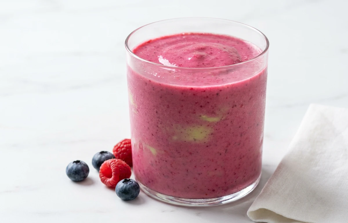 Creamy Berry & Avocado Smoothie