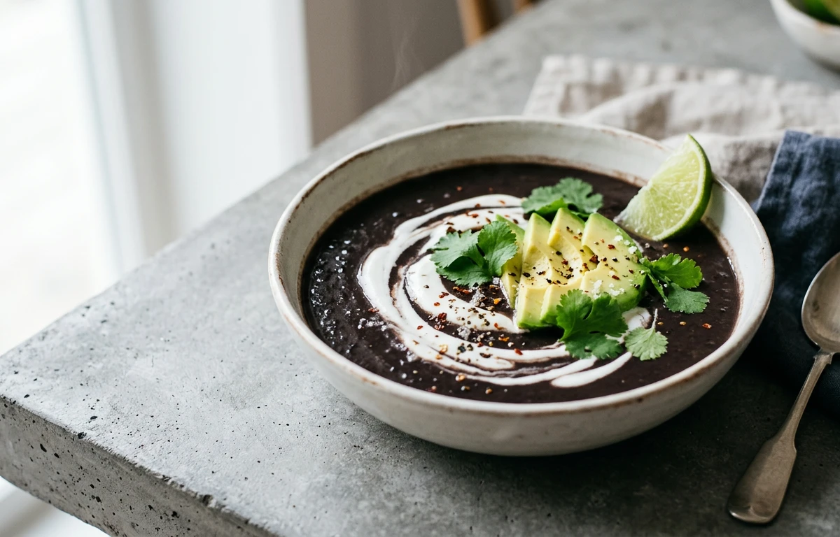 Creamy Black Bean Soup
