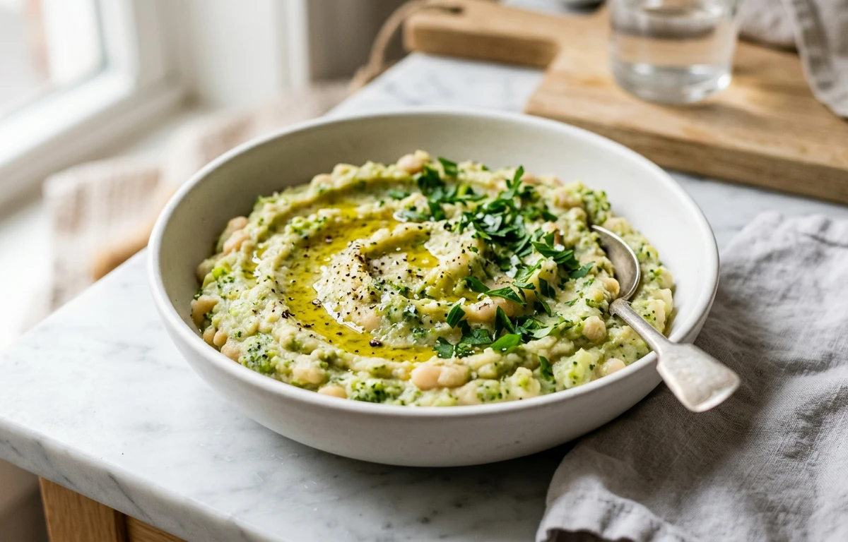 Creamy Broccoli & White Bean Mash