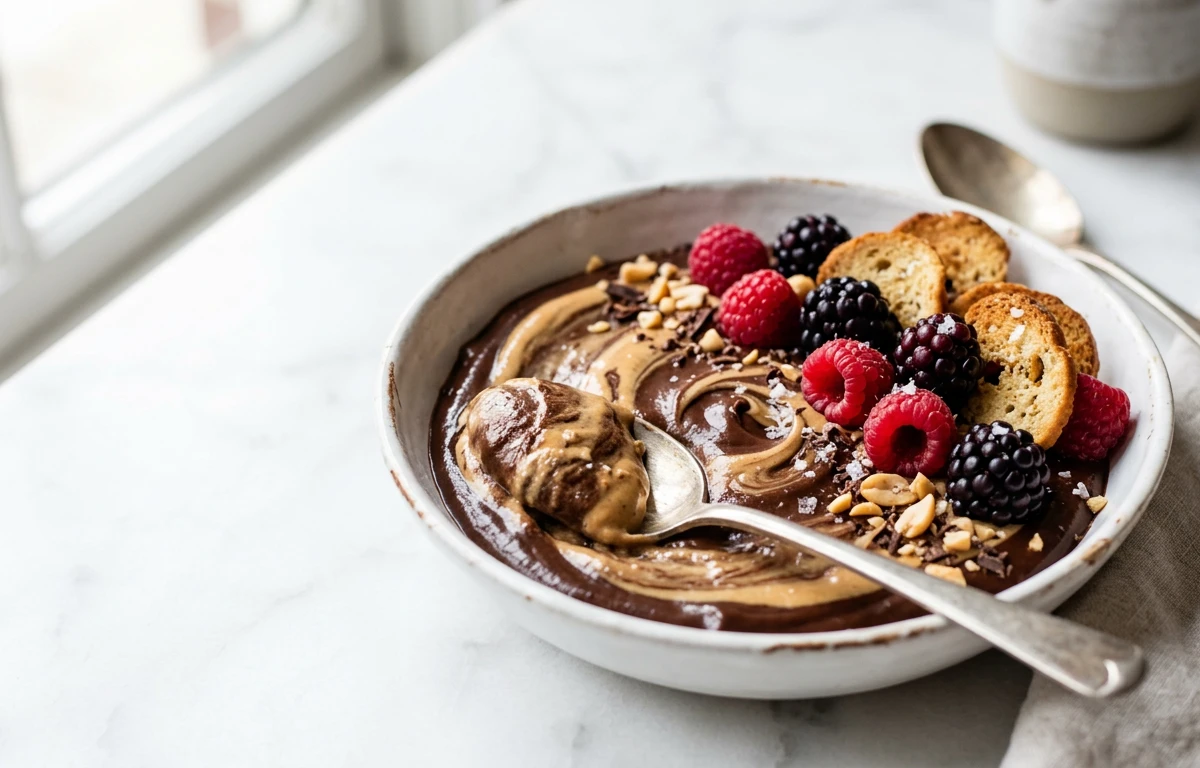 Creamy Chocolate Peanut Butter Pudding