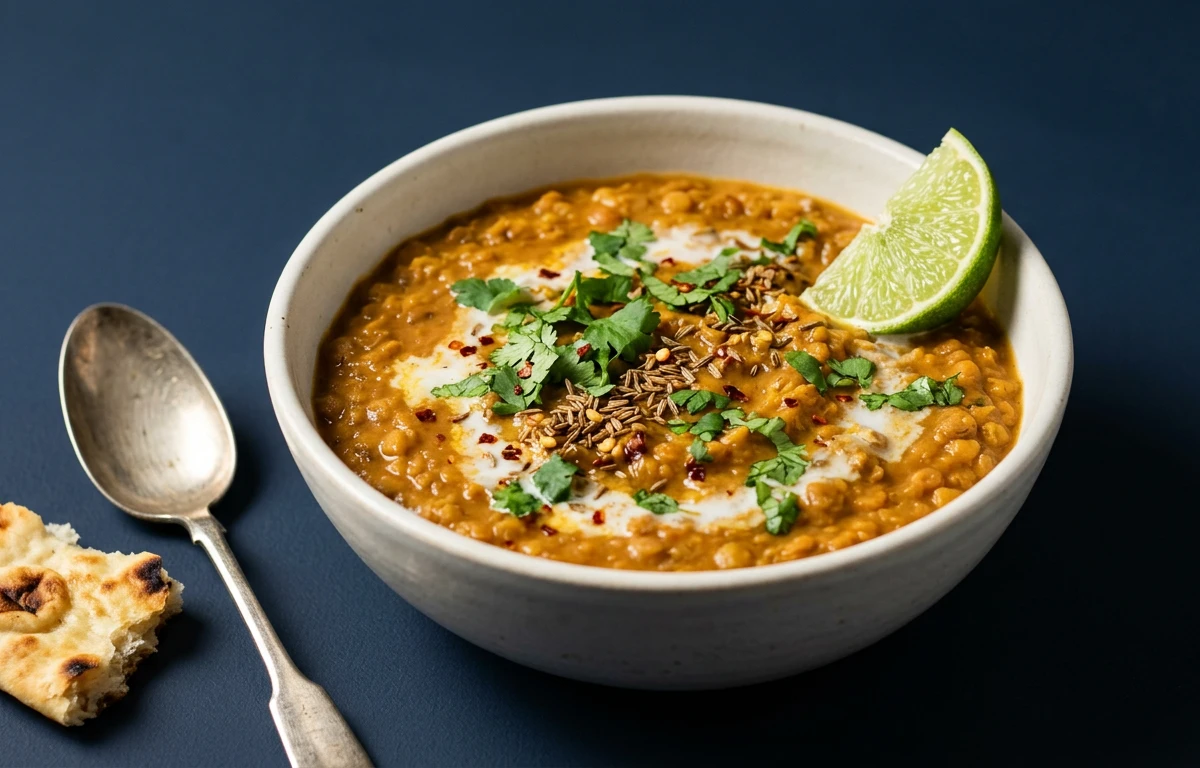 Creamy Coconut & Red Lentil Dahl