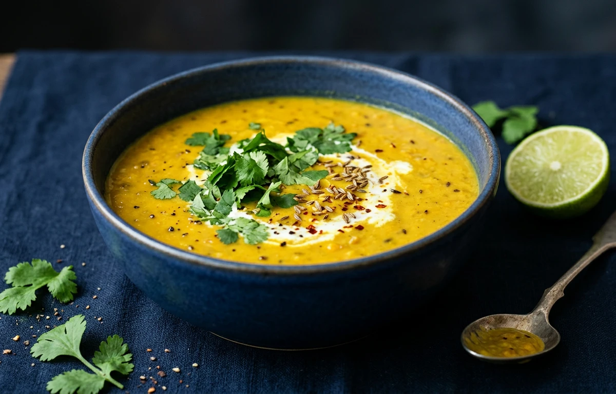 Creamy Coconut & Lentil Soup