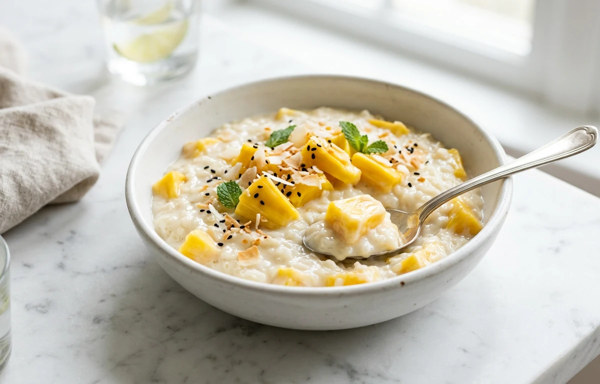 Creamy Coconut Jackfruit Rice Pudding