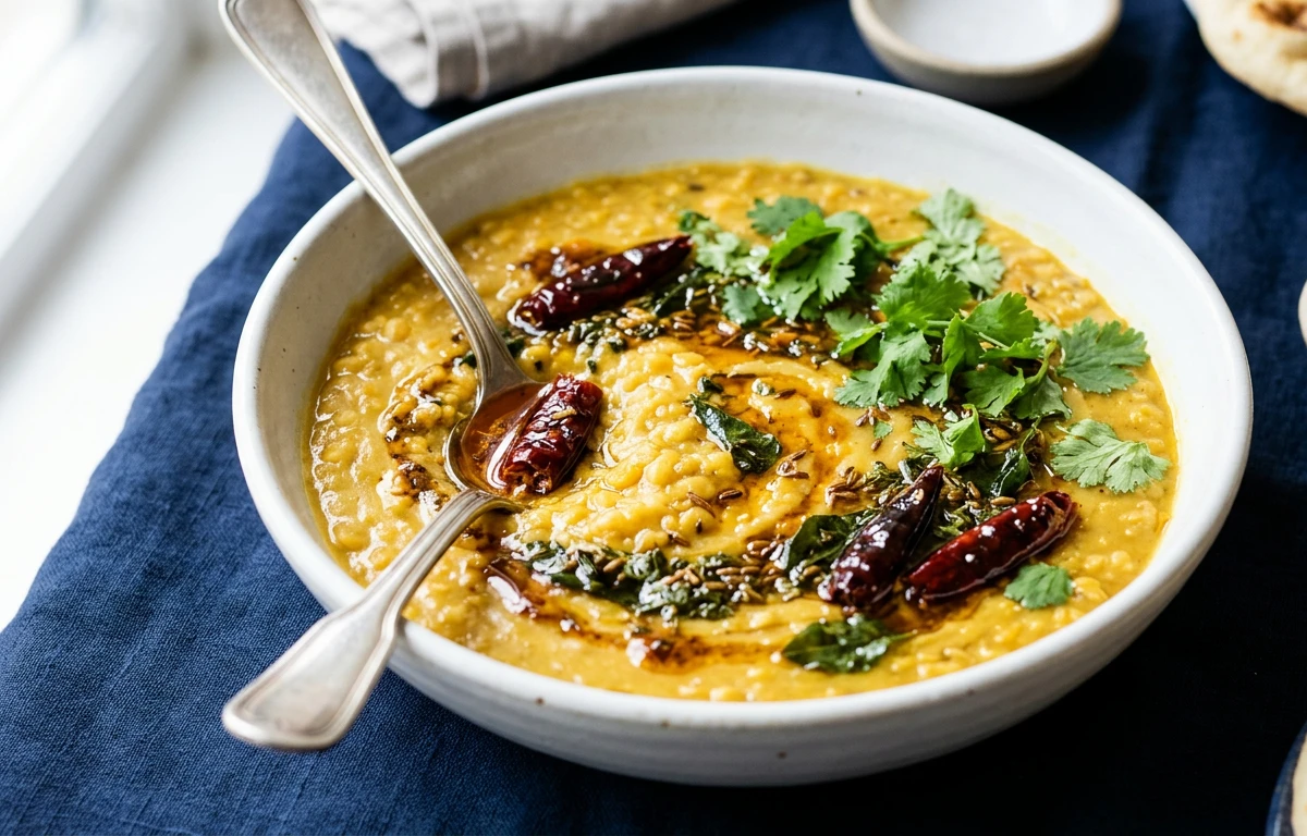 Creamy Dal with Methi Tadka