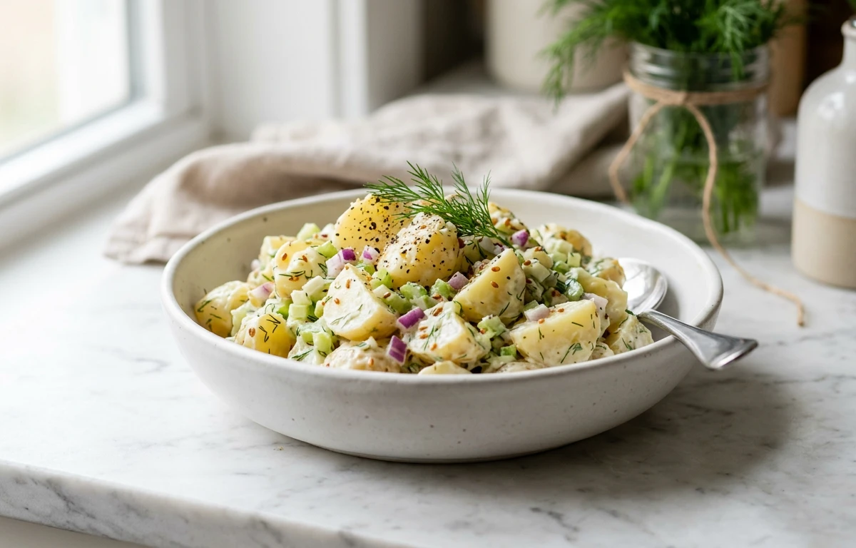 Creamy Dill Seed Potato Salad