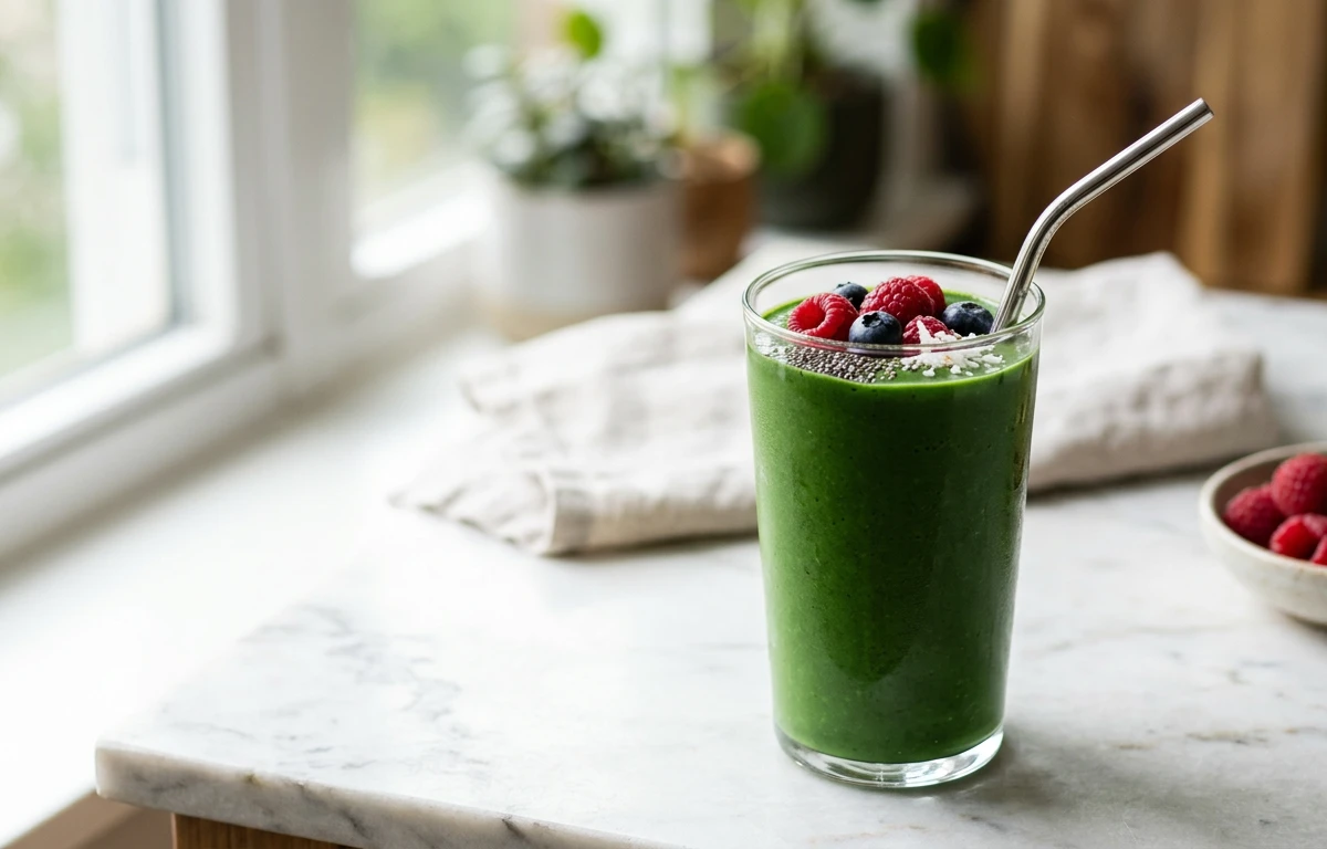Creamy Green Avocado Smoothie