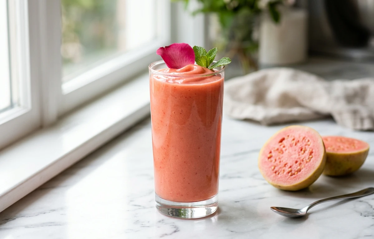 Creamy Guava Yogurt Smoothie