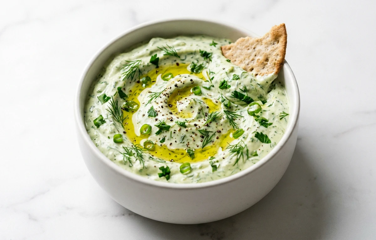 Creamy Herb & Garlic Dip