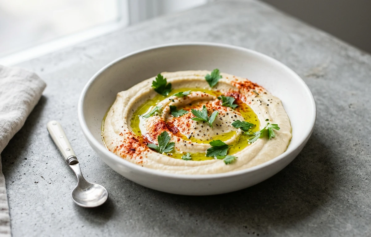 Creamy High-Protein Hummus