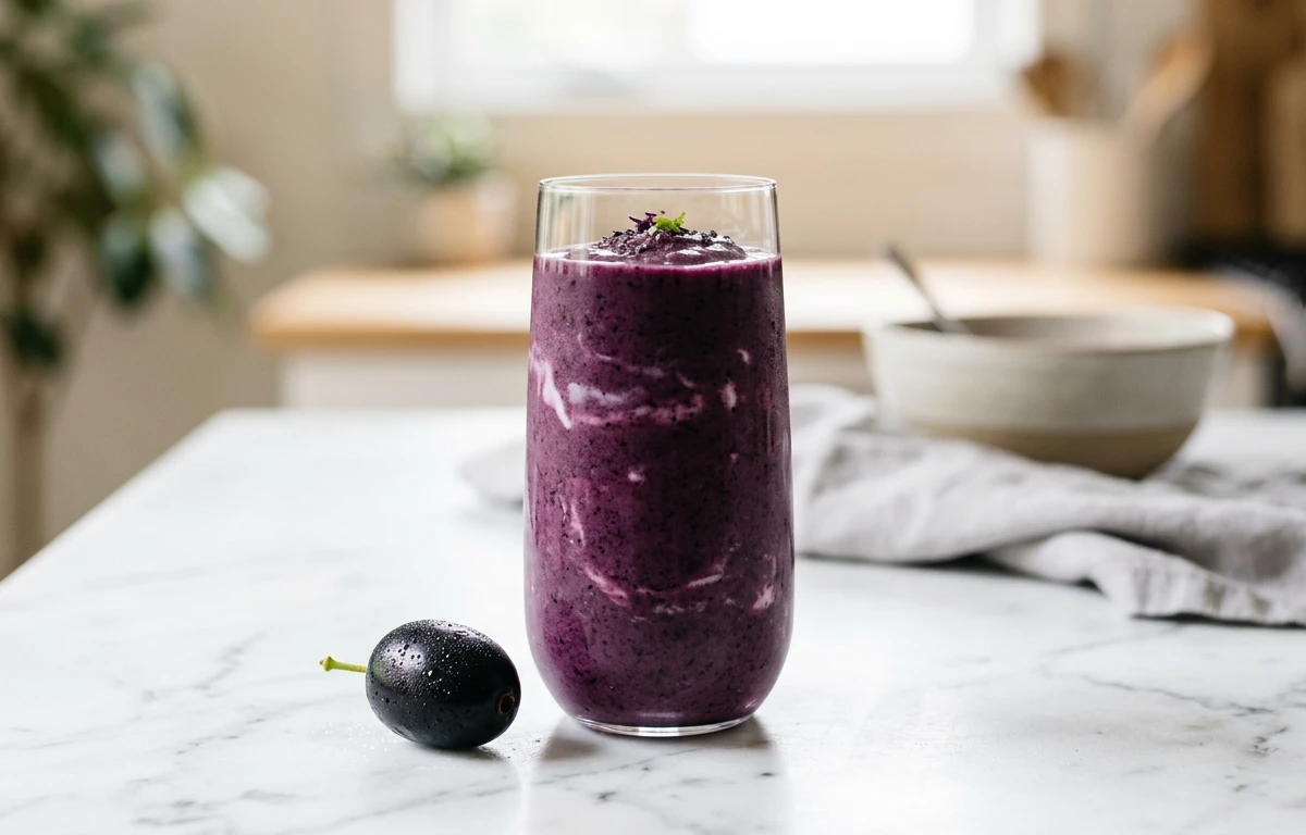 Creamy Jamun Smoothie