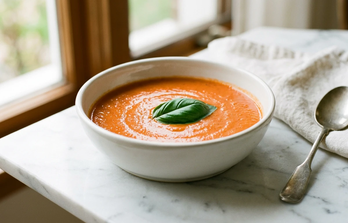 Creamy Low-Fat Tomato Soup