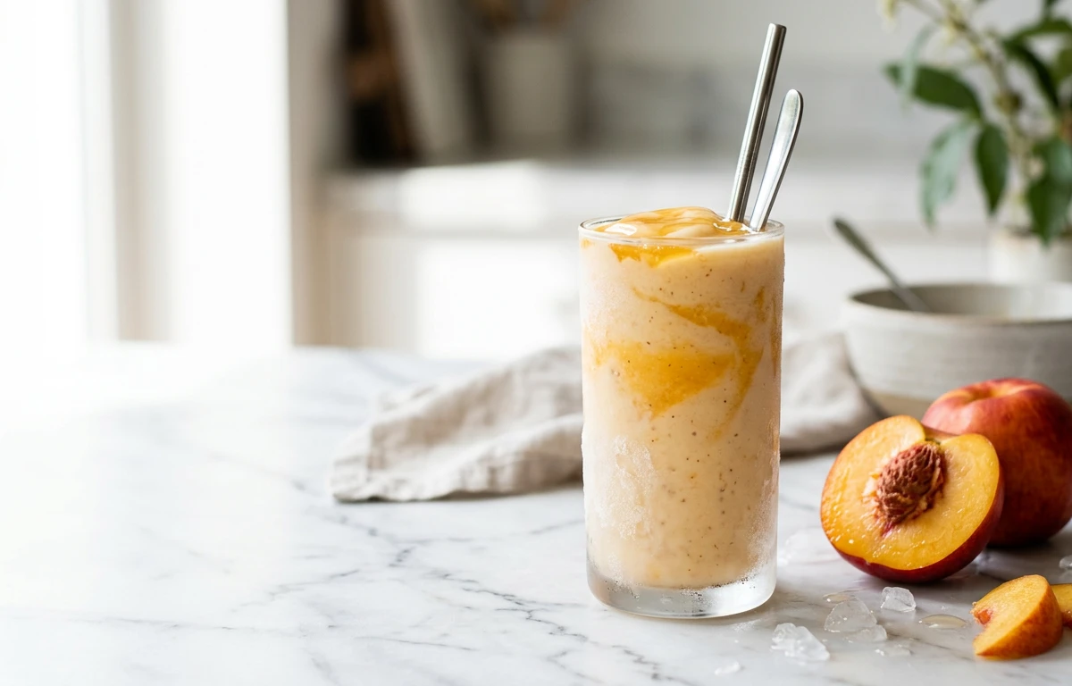 Creamy Nectarine & Ginger Smoothie
