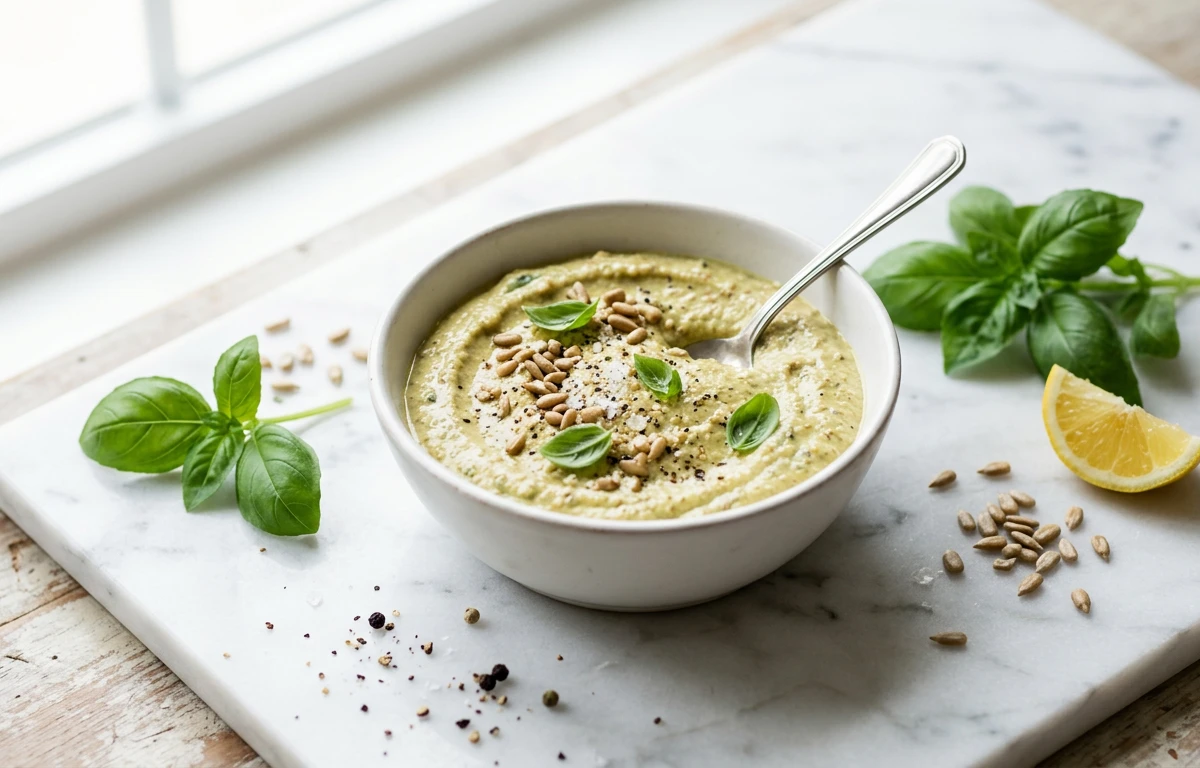 Creamy Sunflower Seed Pesto
