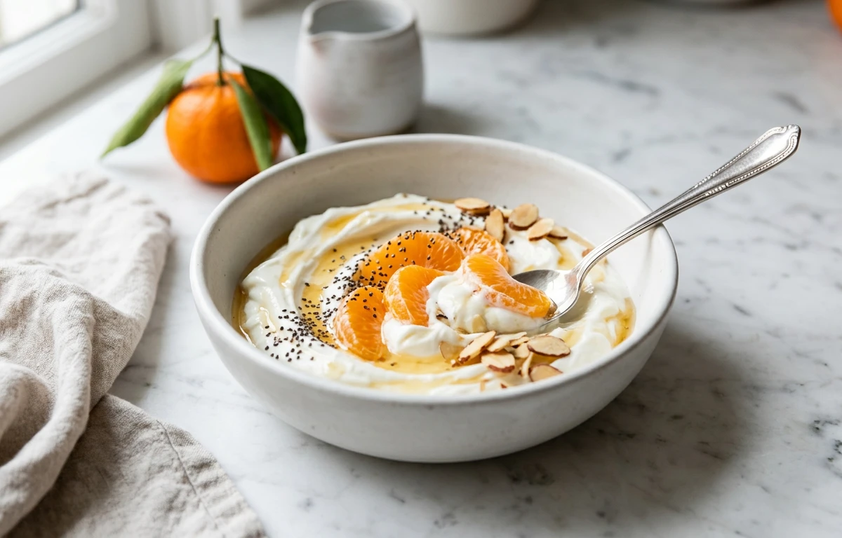 Creamy Tangerine & Yogurt Bowl