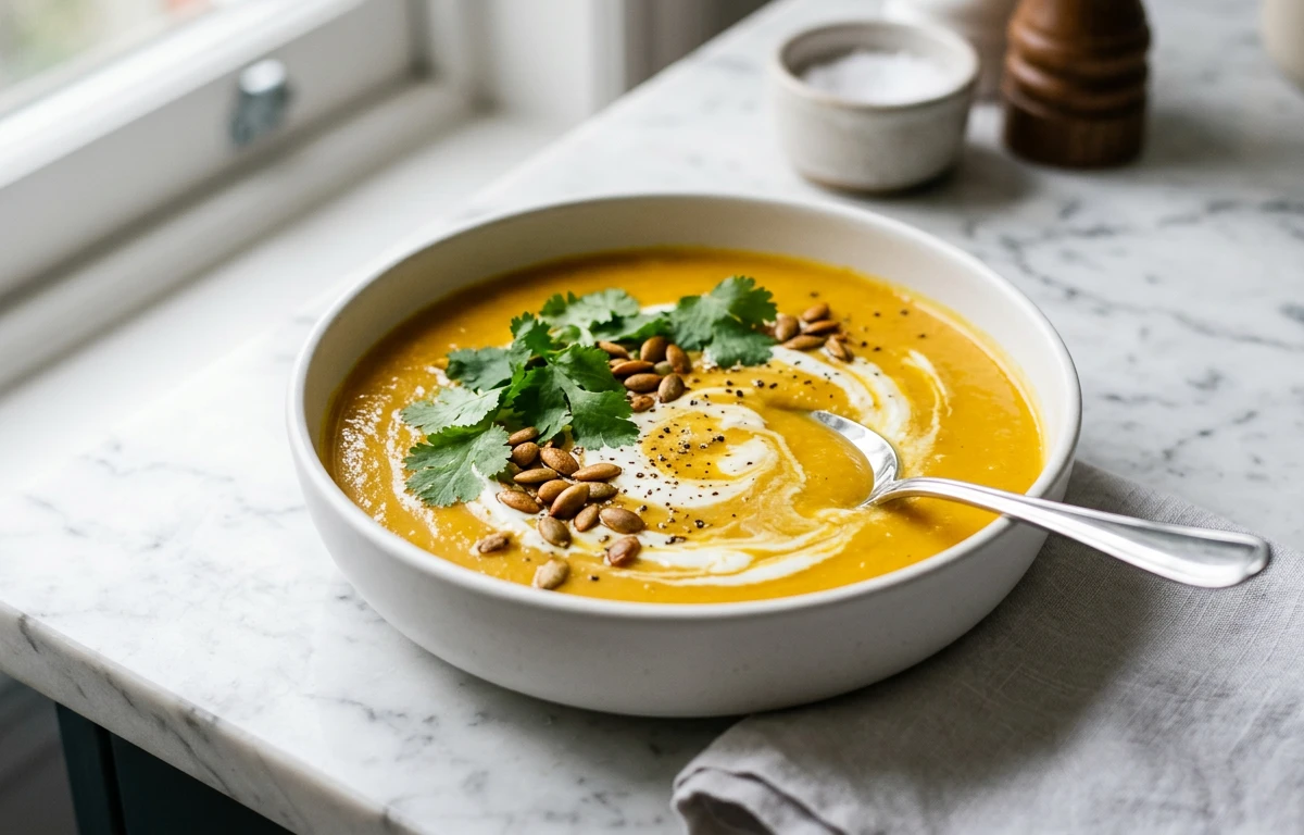 Creamy Yam and Ginger Soup