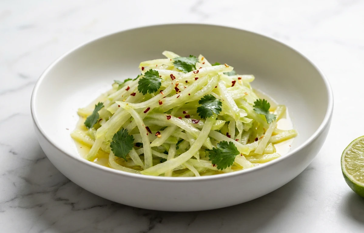 Crisp Chayote & Lime Slaw