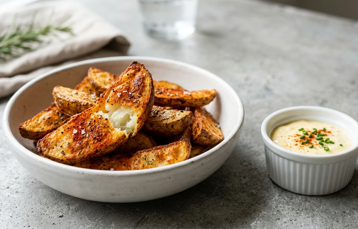 Crispy Air Fryer Potato Wedges