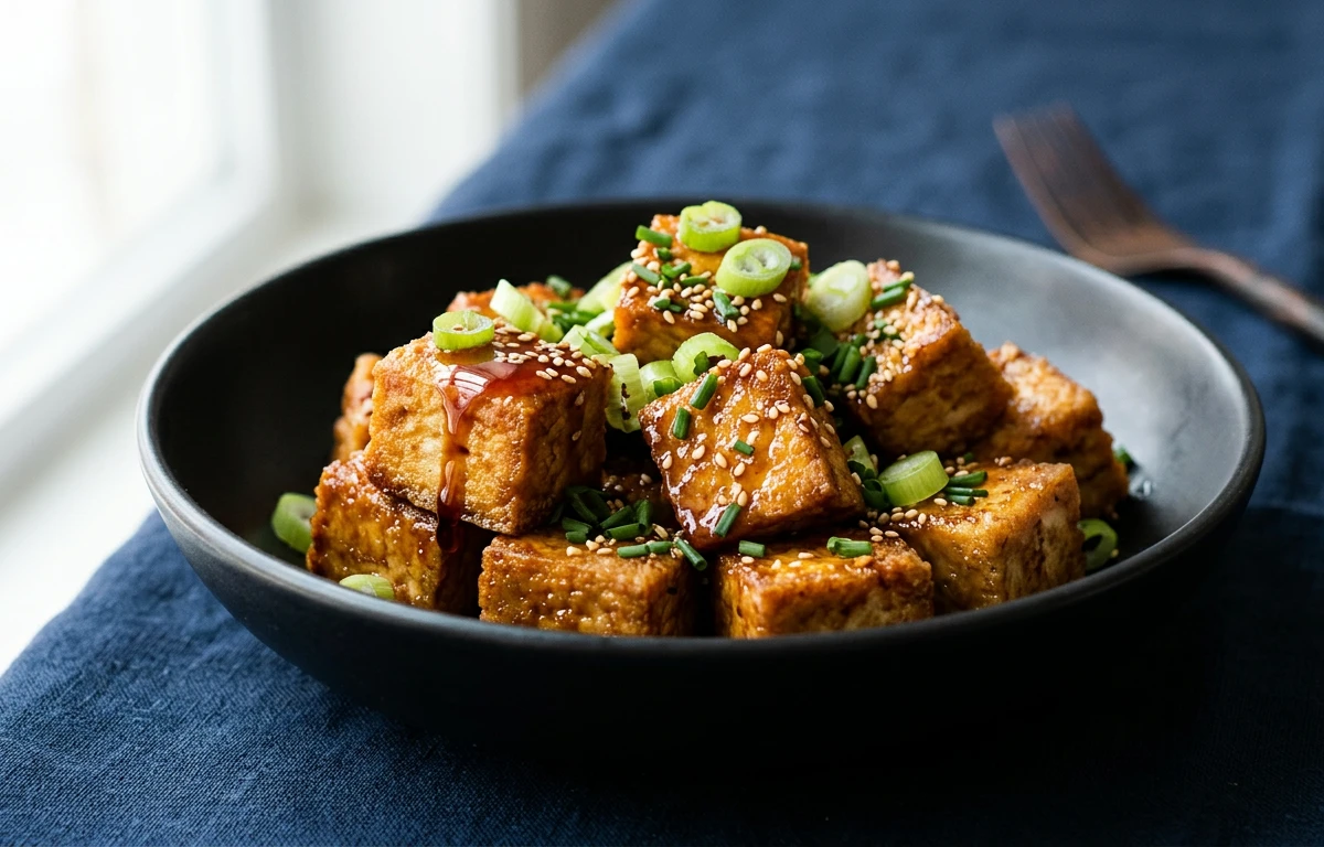Crispy Pan-Seared Tofu