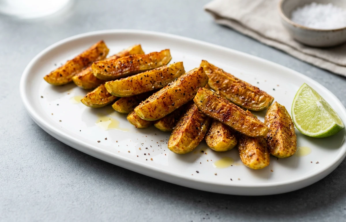 Crispy Roasted Ivy Gourd Fries