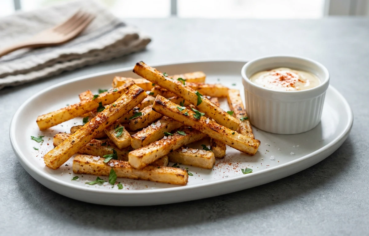 Crispy Roasted Turnip Fries