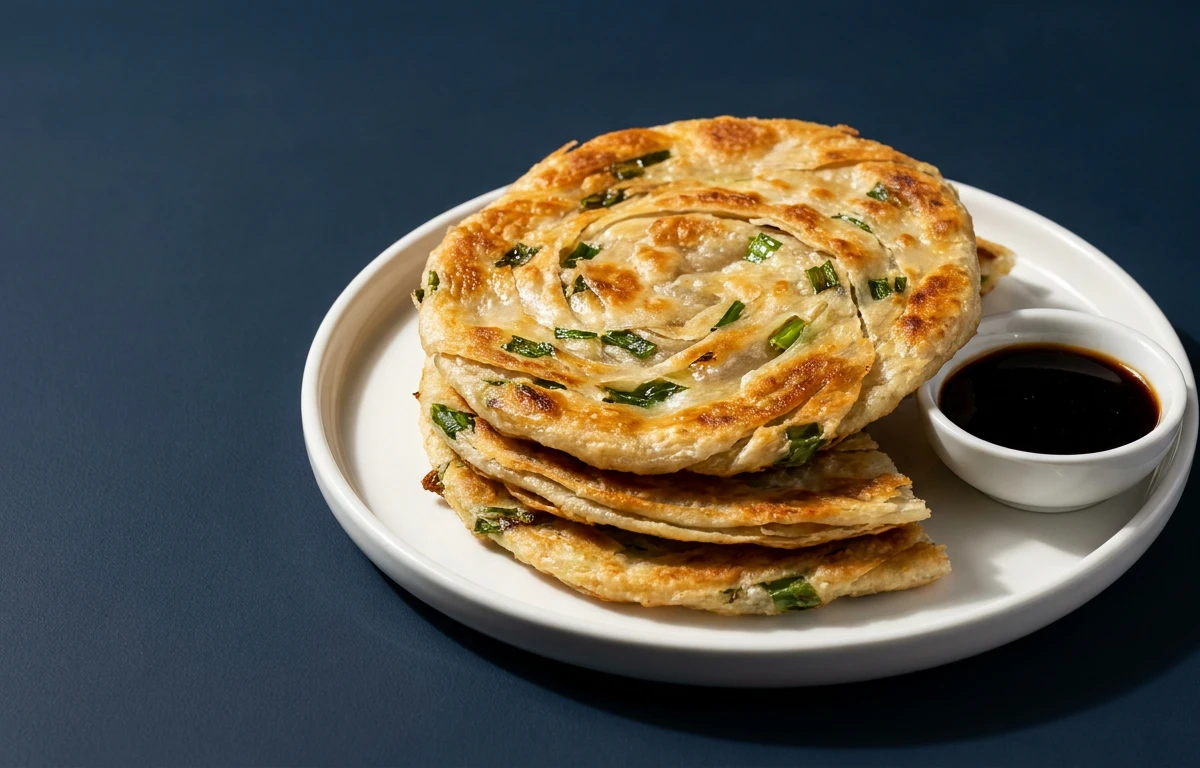 Crispy Scallion Pancakes
