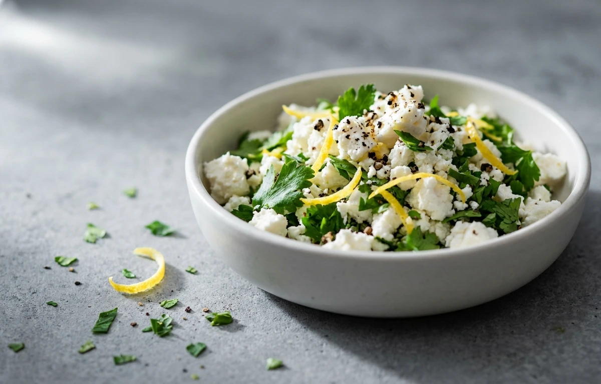 Crumbled Feta and Herb Topping