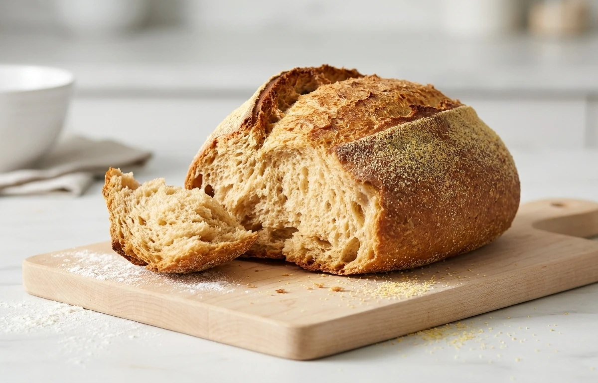 Crusty Whole Wheat Bread