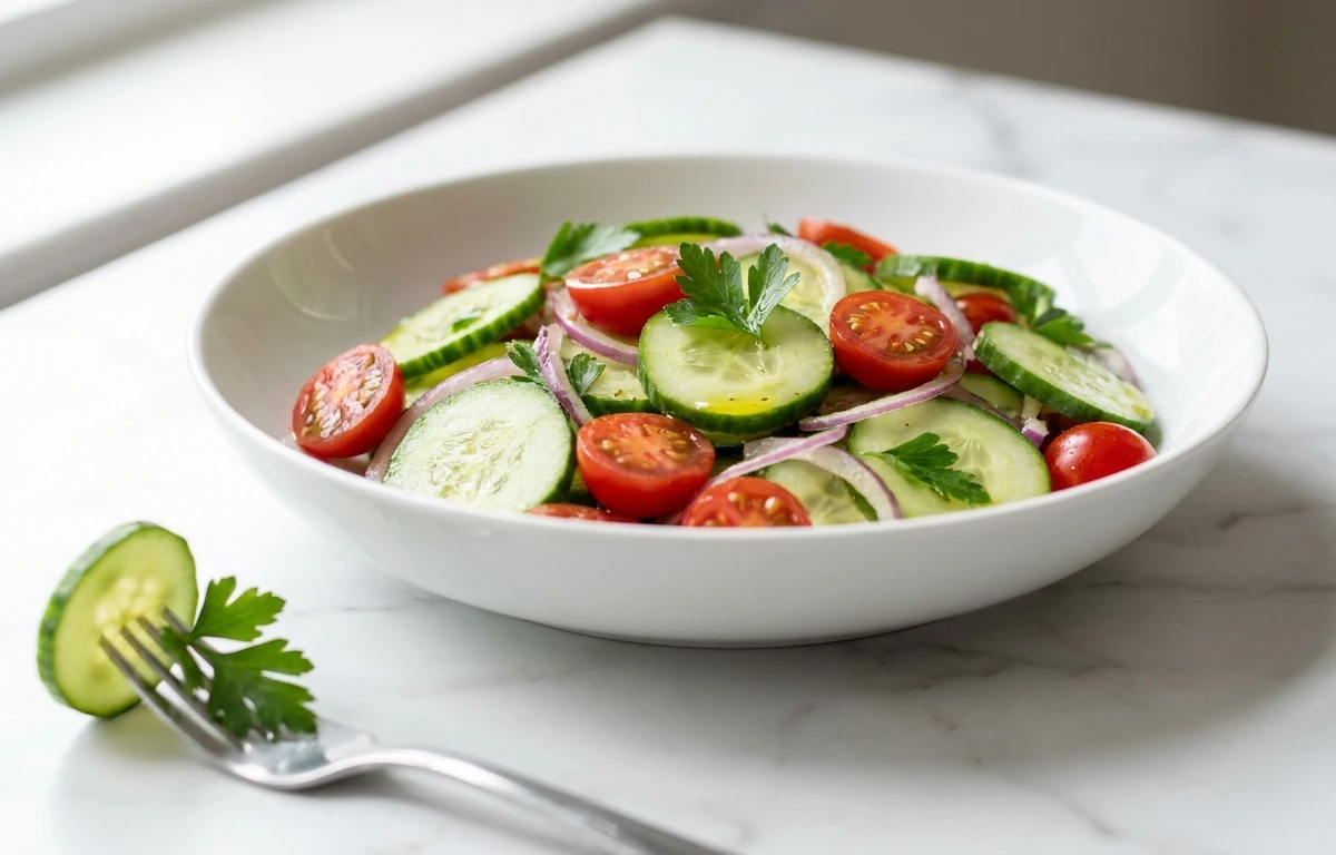Cucumber and Tomato Salad