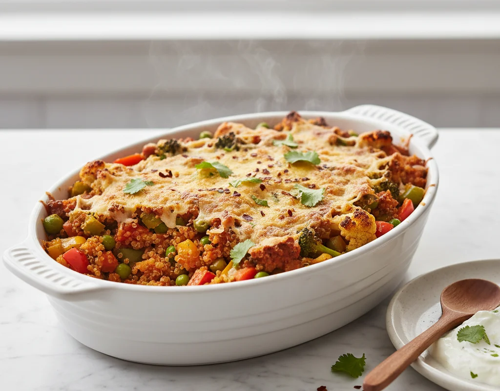 Baked Vegetable Casserole with Quinoa